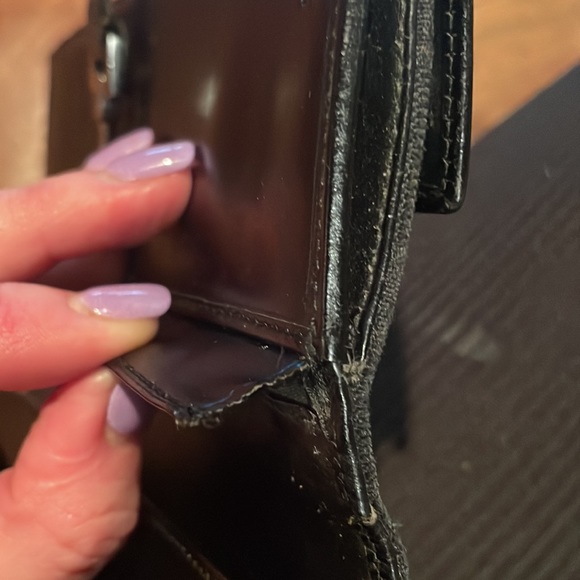 🌞Vintage Gucci wallet! Canvas & leather 🖤🖤 - Picture 7 of 8